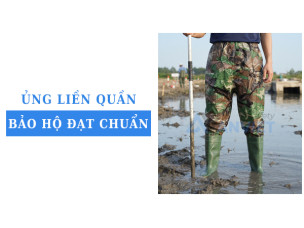4 mẫu ủng liền quần cho công việc ngoài trời nhiều nước, bùn đất