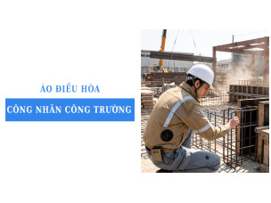 Top 3 mẫu áo điều hòa chống nóng cho công nhân công trình