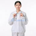 Áo phòng sạch S101 chống tĩnh điện, chống bụi, Màu xanh - Size M