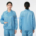 Áo phòng sạch S101 chống tĩnh điện, chống bụi, Màu xanh - Size M