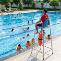 Ghế cứu hộ bể bơi L130 thiết kế 4 bậc chuyên dụng