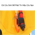 Áo phao cứu sinh tự động căng L141 gọn nhẹ, có còi và phản quang, Kích hoạt khi giật xi lanh