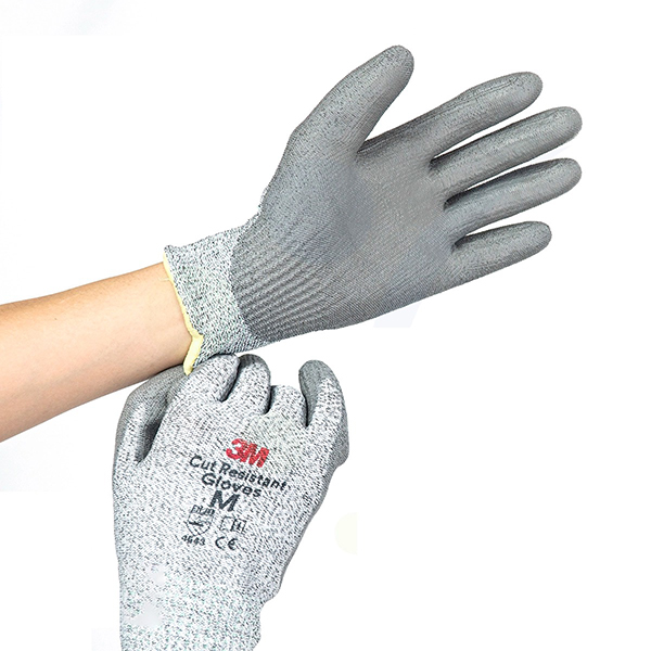 Găng tay chống cắt cấp độ 5, chống dầu 3M độ bám tốt T102