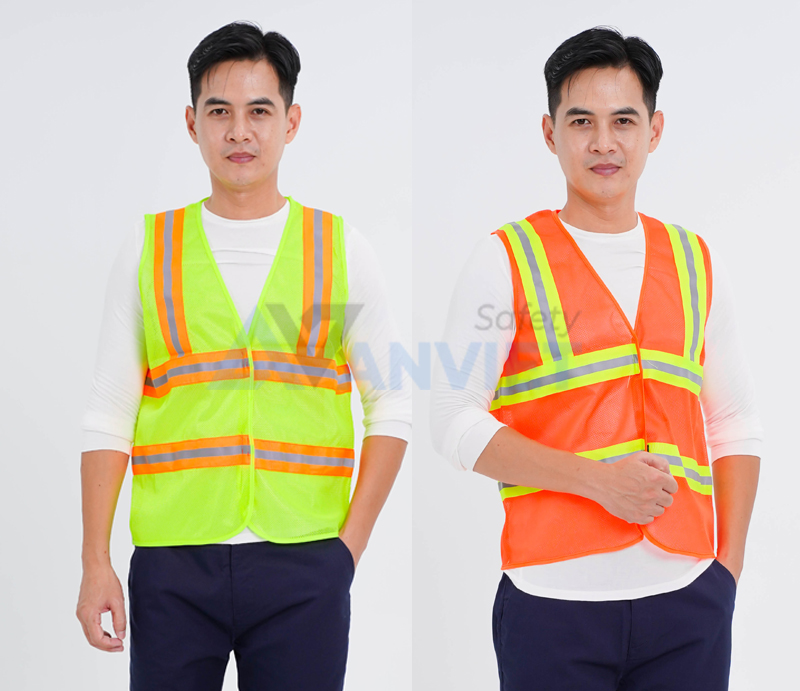 Áo gile lưới phản quang AV35.