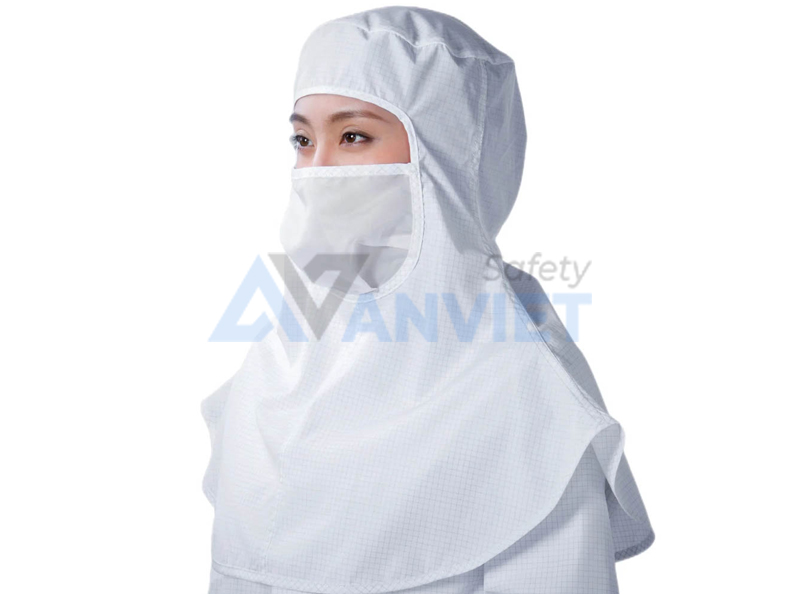 Khẩu trang trùm đầu chống tĩnh điện.