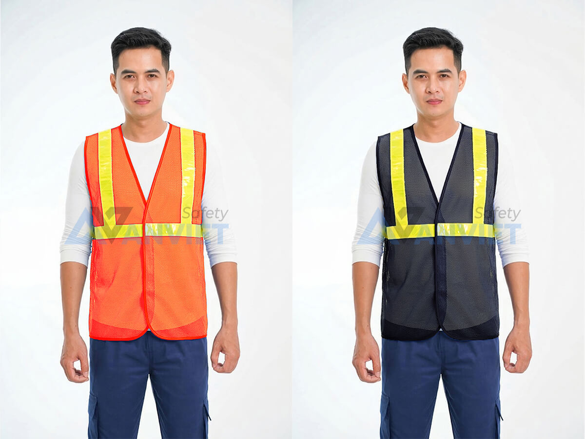 Áo gile phản quang lưới siêu bền cho công nhân AV30