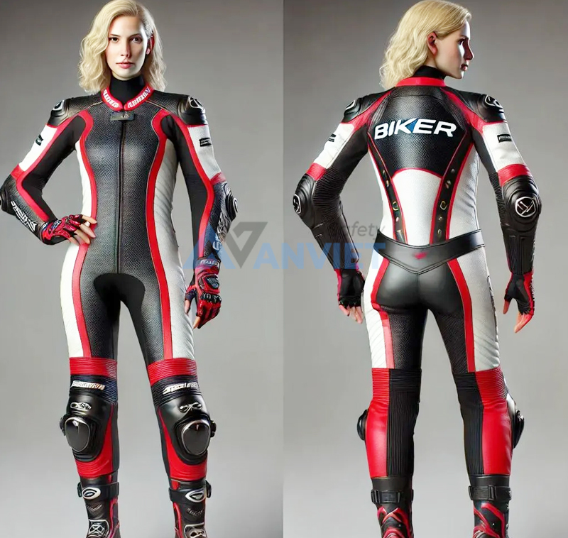 Áo bảo hộ xe máy liền quần.