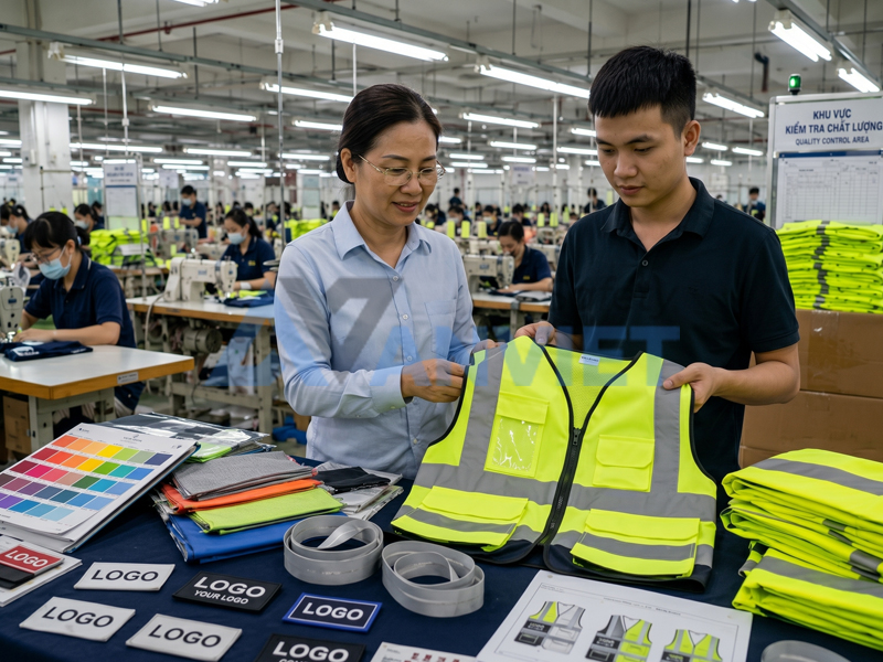 Lựa chọn áo phản quang đạt chuẩn.