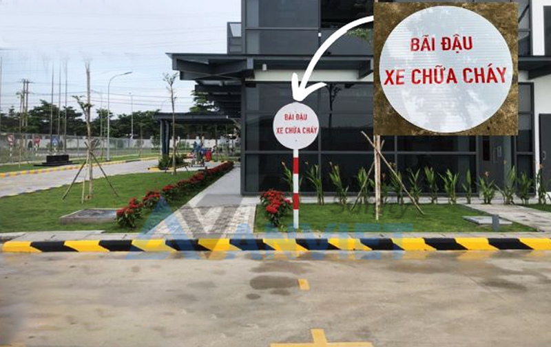 Bố trí đường cho xe chữa cháy trong từng loại công trình.