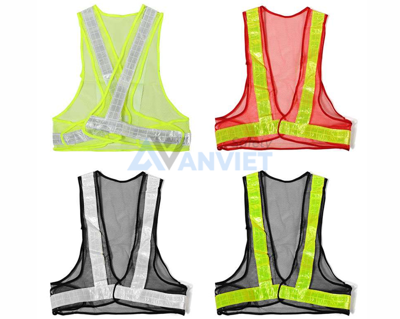 Đa dạng kích thước, màu sắc áo bảo hộ phản quang.