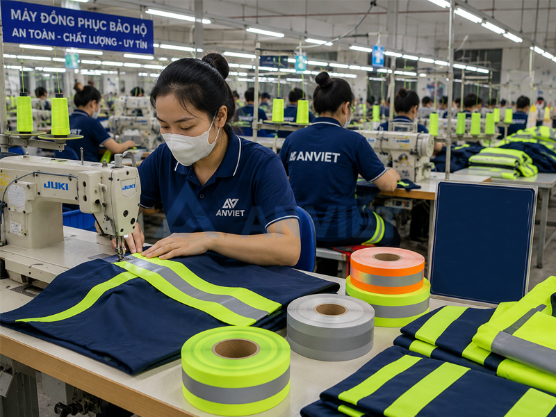 Dây phản quang được sản xuất với đa dạng chủng loại khác nhau.