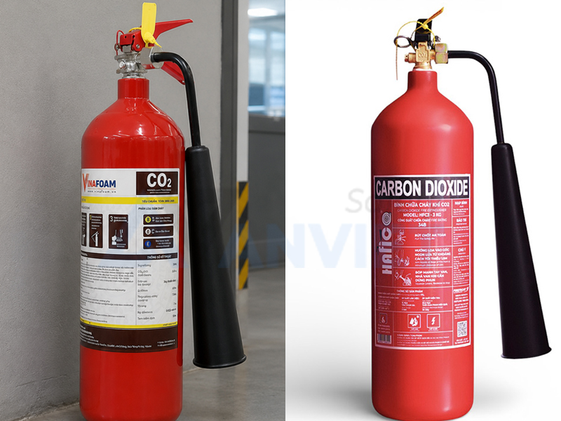 Bình chữa cháy khí CO2 3kg.