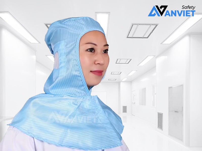 Mũ phòng sạch - trang bị không thể thiếu trong bộ đồng phục phòng sạch.