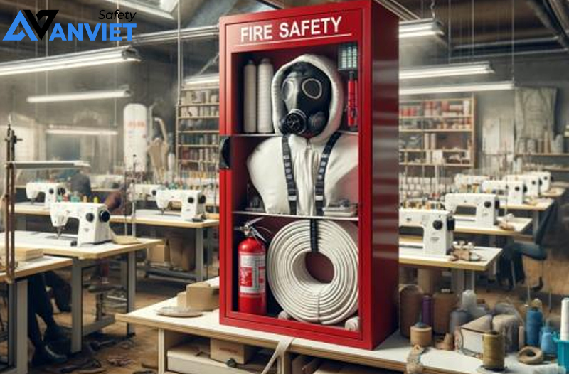 Trang bị đầy đủ thiết bị phòng cháy chữa cháy.