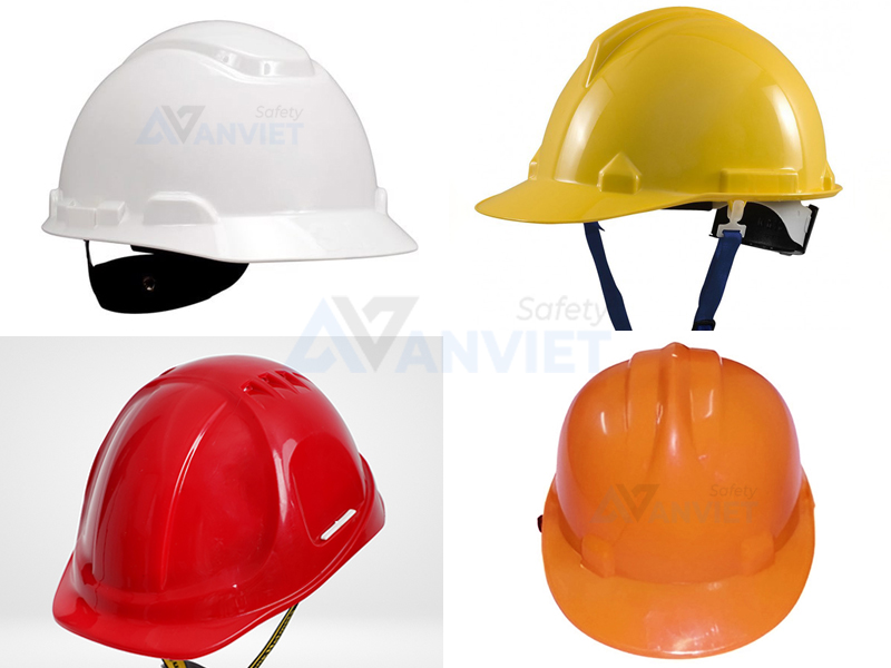 Mũ bảo hộ với đa dạng chất liệu.