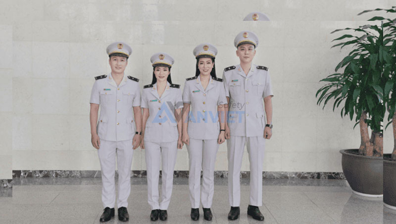 Mẫu đồng phục hải quan sân bay lễ phục / tiếp đón quan khách.
