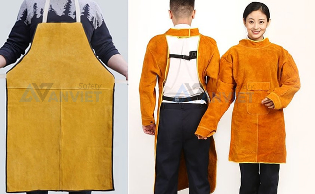 Quần áo thợ hàn, chống thấm chống hóa chất.