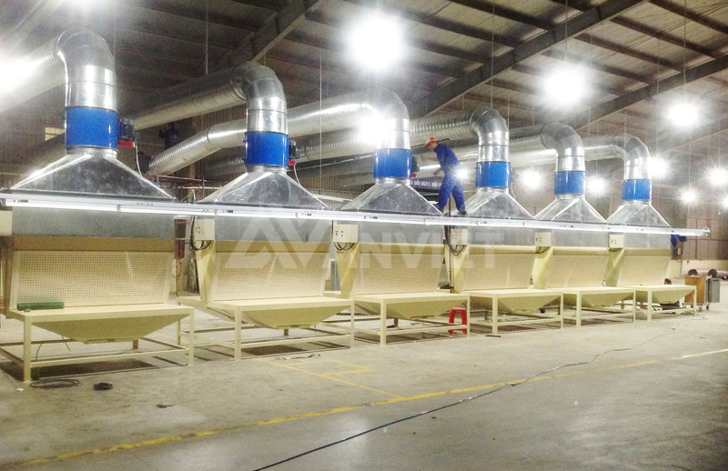 Kiểm soát nguồn phát sinh bụi tại nơi làm việc.