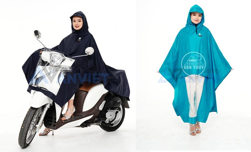 Áo mưa choàng cao cấp K22 Sơn Thủy.