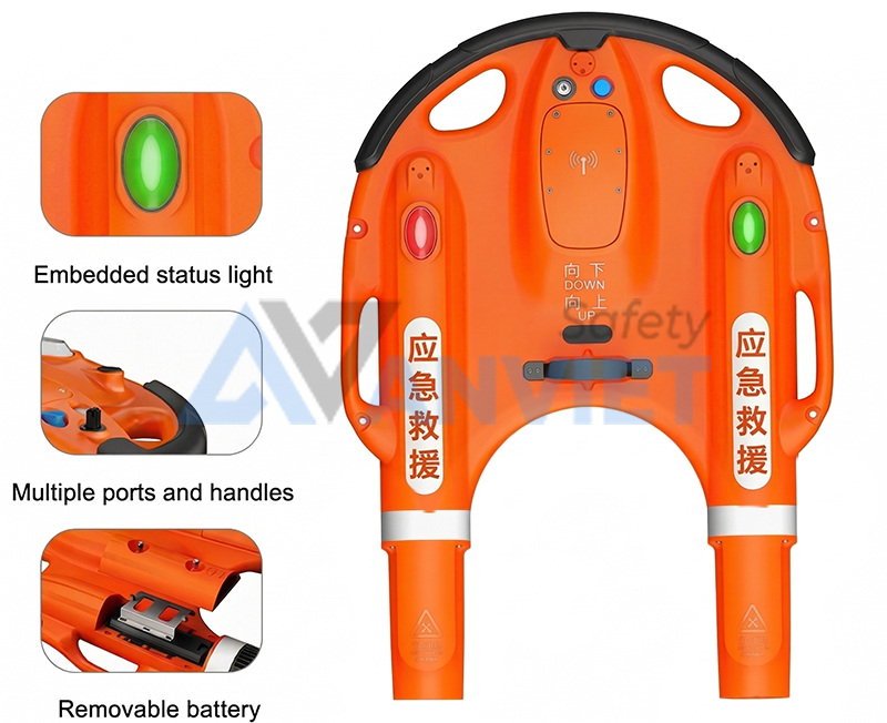 Phao được làm từ vật liệu cao cấp, các chi tiết chắc chắn.