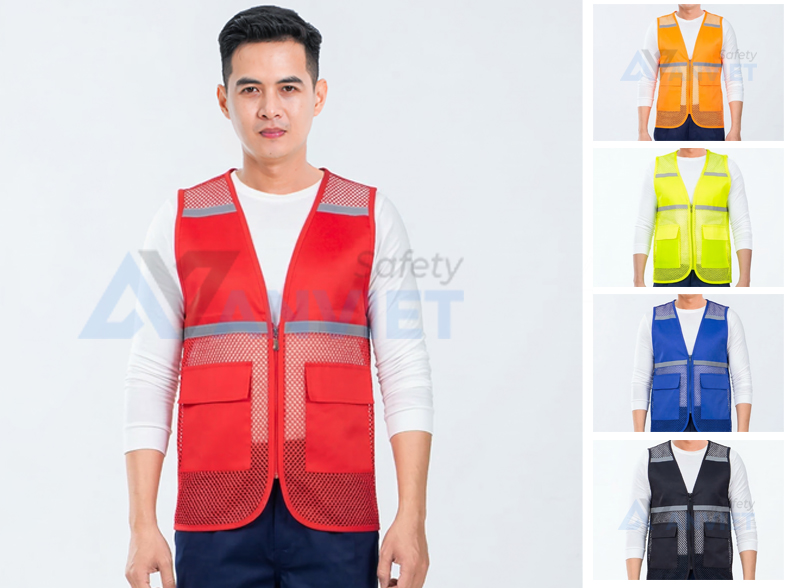 Áo gile phản quang AV63.