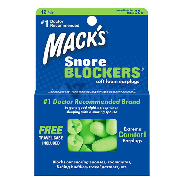 Nút bịt tai chống ồn Macks Snore Blockers