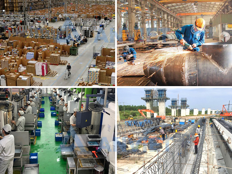 Môi trường cần triển khai an toàn lao động nhóm 5.