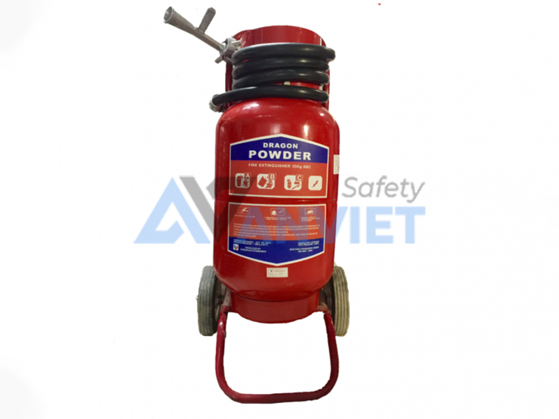 Bình chữa cháy xe đẩy bột ABC/BC.