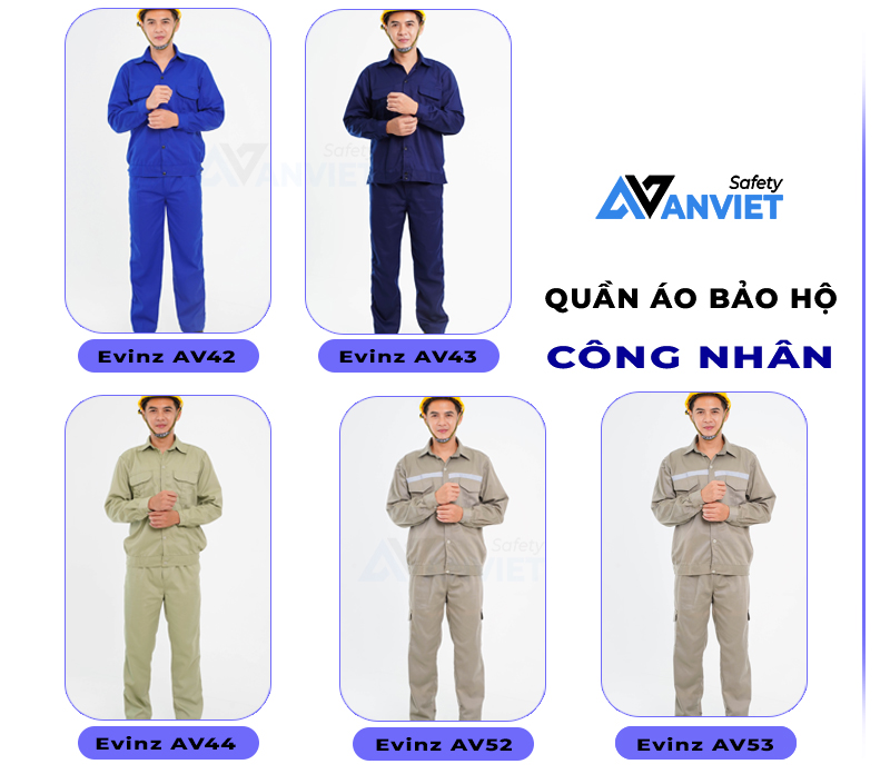 Các mẫu quần áo công nhân bán chạy.