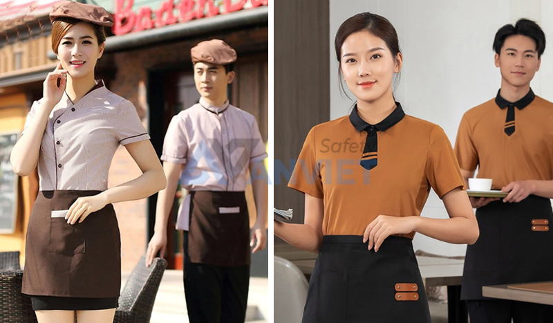 Đồng phục phục vụ năng động, thân thiện.