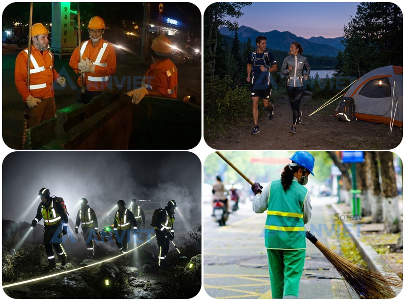 Dây phản quang được ứng dụng đa dạng trong đời sống.