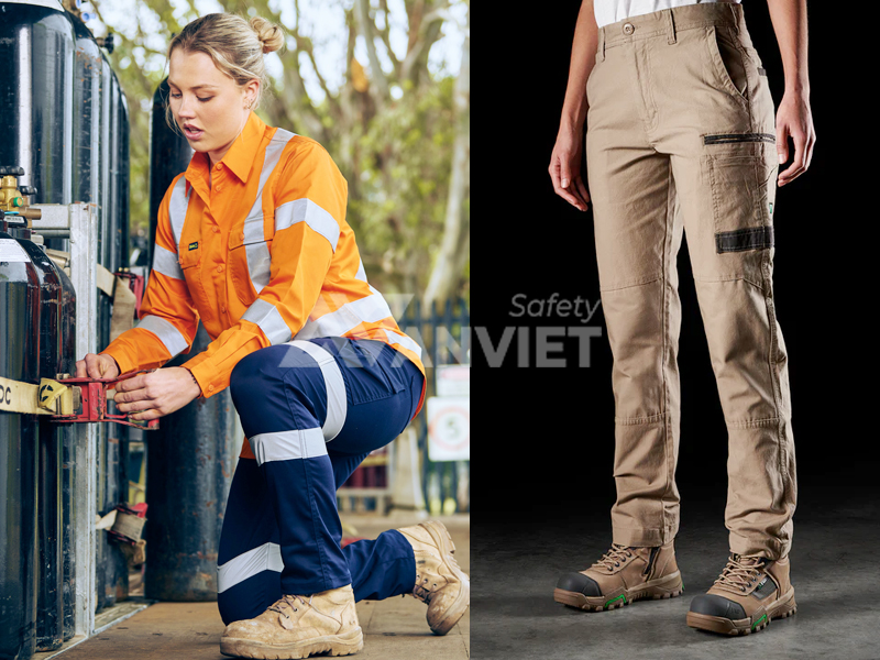 Quần bảo hộ cho lao động nữ.