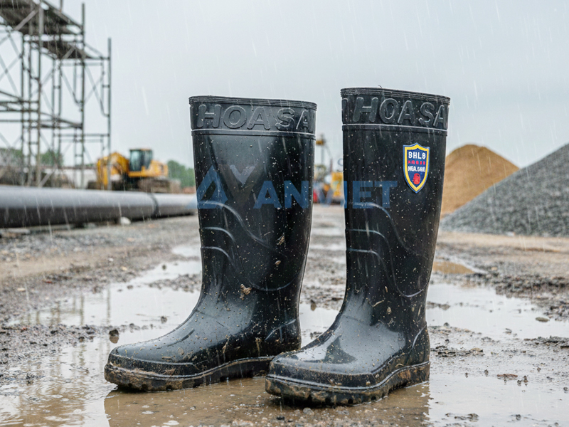 Ủng bảo hộ với khả năng chống nước, chống trượt hiệu quả.