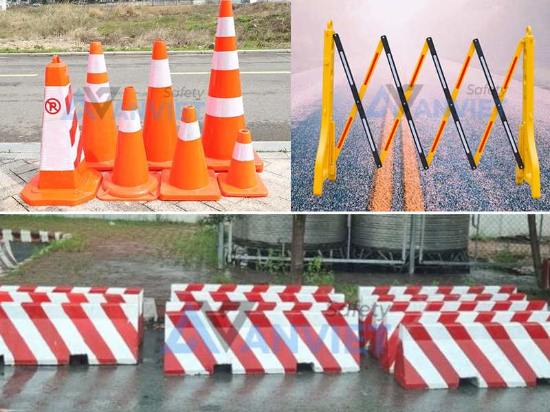 Nhóm rào chắn và định hướng giao thông.