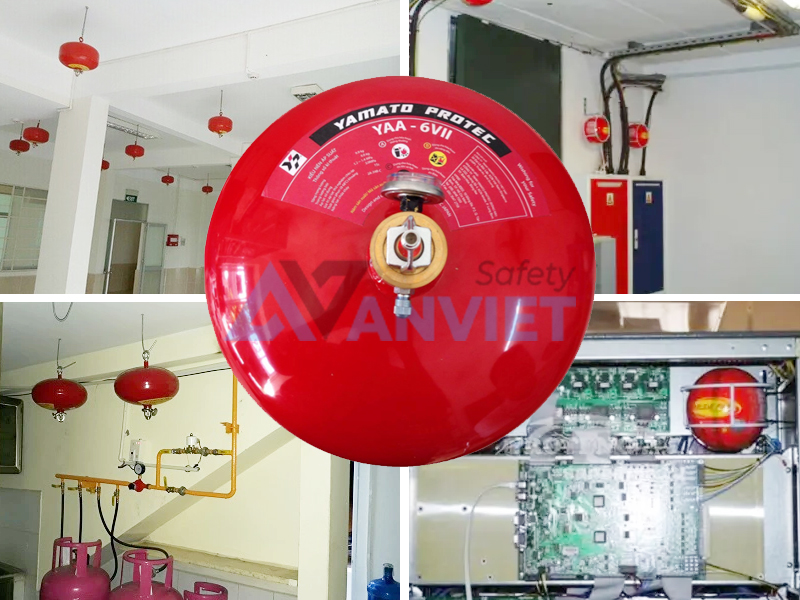 Quả cầu chữa cháy tự dộng được ứng dụng trong đa dạng khu vực, môi trường.