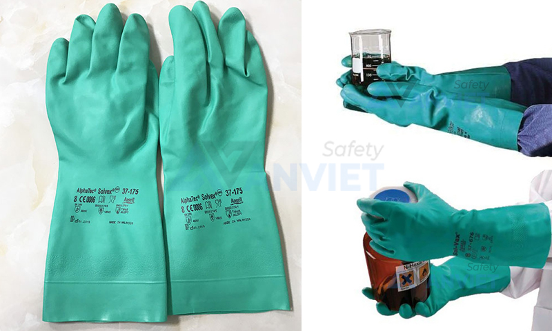 Găng tay chịu dầu, chống hóa chất Ansell Alphatec 37-175.