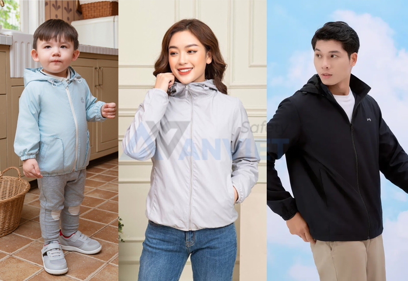 Trang phục hàng ngày từ chất liệu vải gió.