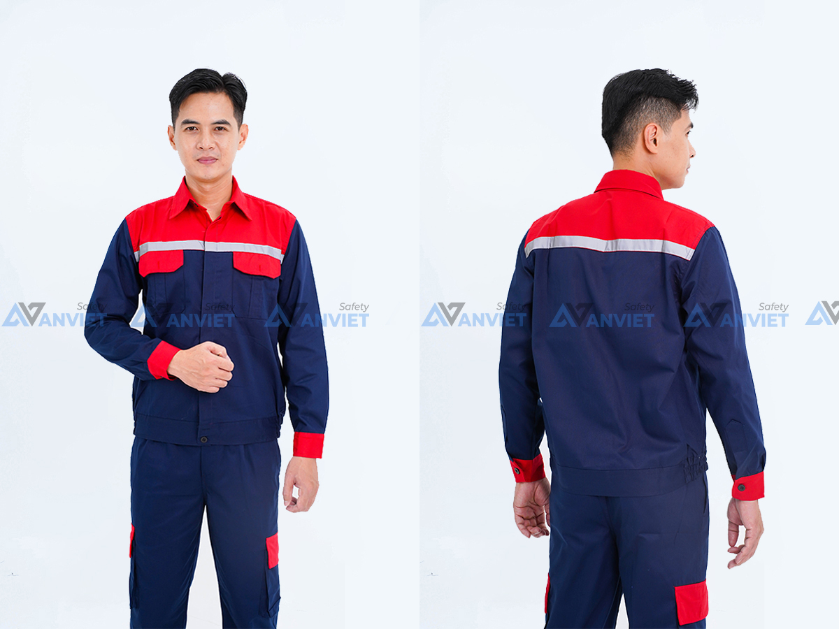 Thiết kế rộng rãi, tiện dụng, có 2 túi ngực