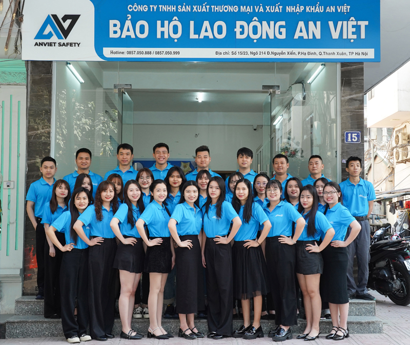 Mua sẵn, đặt thiết kế logo gắn áo bảo vệ tại An Việt.