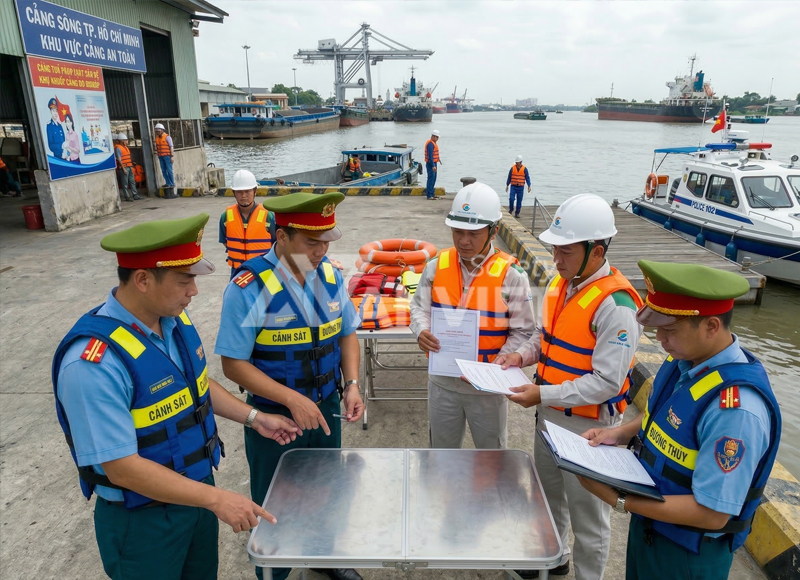 Tuân thủ quy định làm việc trên sông nước là nghĩa vụ bắt buộc của người sử dụng lao động và người lao động.