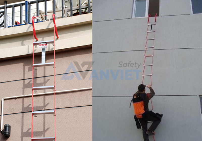 Đảm bảo khoảng không phía dưới và đường xuống thông thoáng.