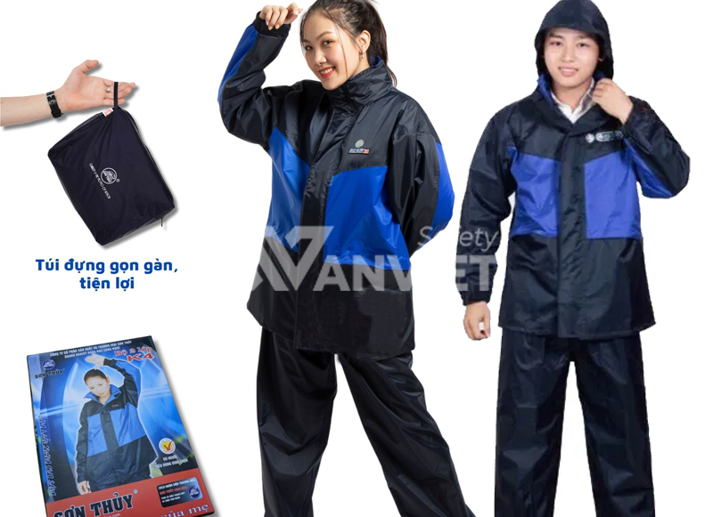 Áo mưa bộ sơn thủy 2 lớp K4.