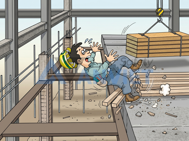 Kiểm soát vật rơi từ trên cao và duy trì vệ sinh công trường.