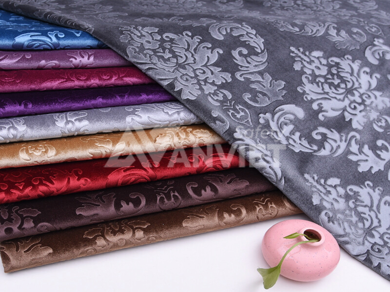 Vải nhung vân (Embossed Velvet).