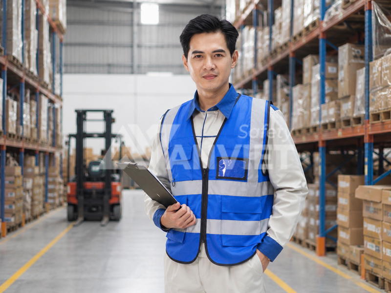 Lựa chọn đồ bảo hộ phản quang đạt chuẩn cho người lao động.