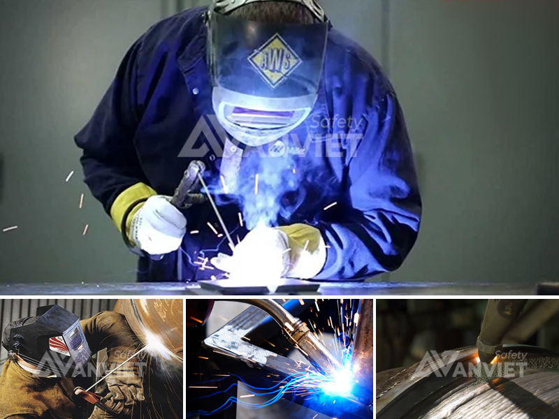 Ứng dụng hồ quang điện trong công nghệ hàn điện công nghiệp.