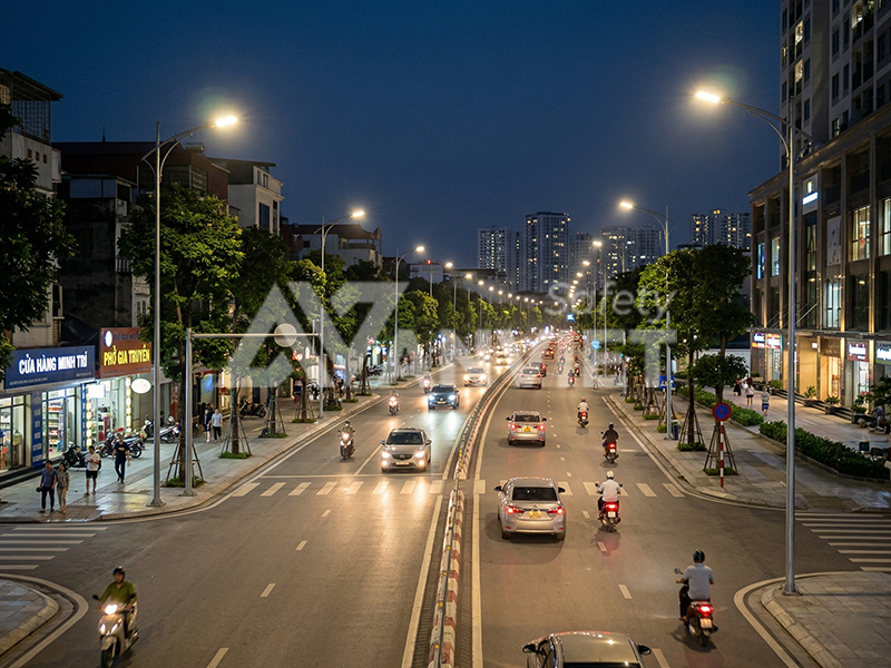 Đáp ứng tiêu chuẩn chiếu sáng đường phố hướng đến phát triển đô thị bền vững.