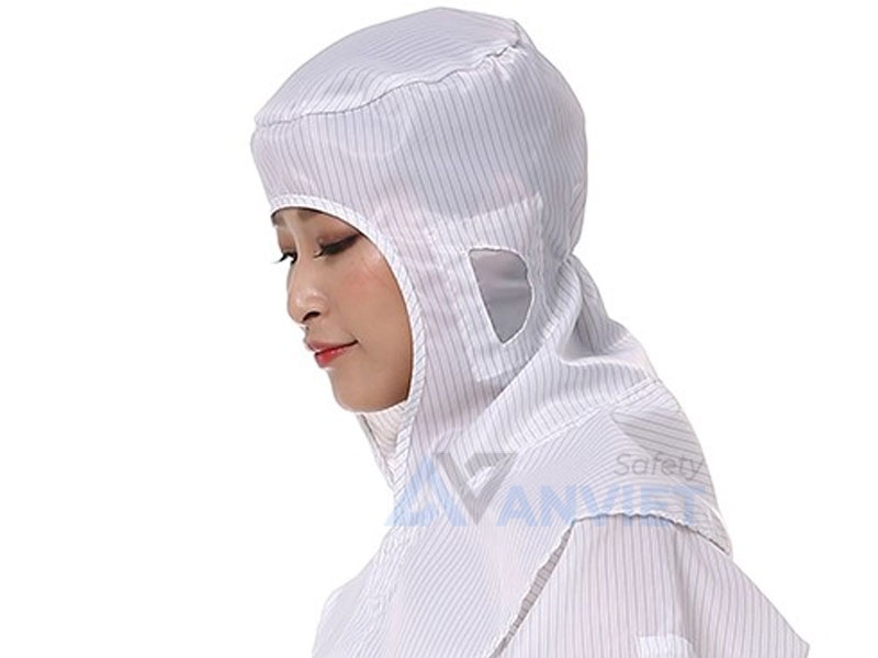 Mũ trùm đầu phòng sạch.