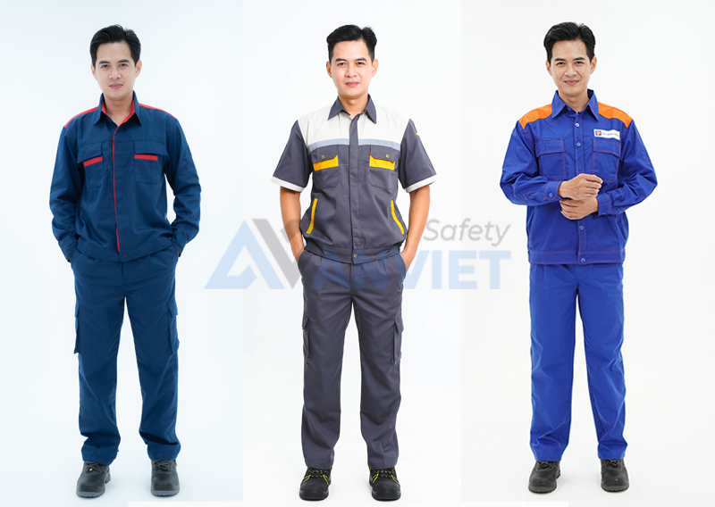 Lựa chọn vải may quần áo bảo hộ phù hợp tính chất, đặc thù công việc.