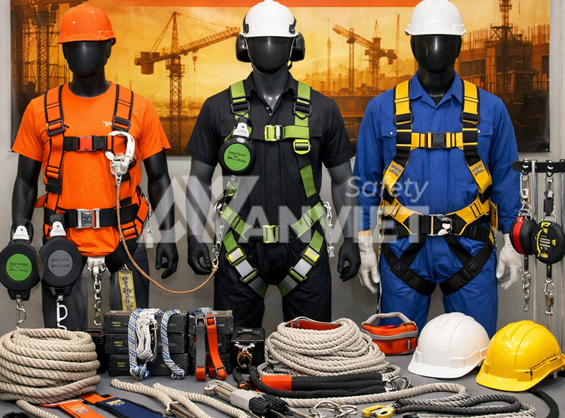 Trang bị đầy đủ đồ bảo hộ cá nhân (PPE).